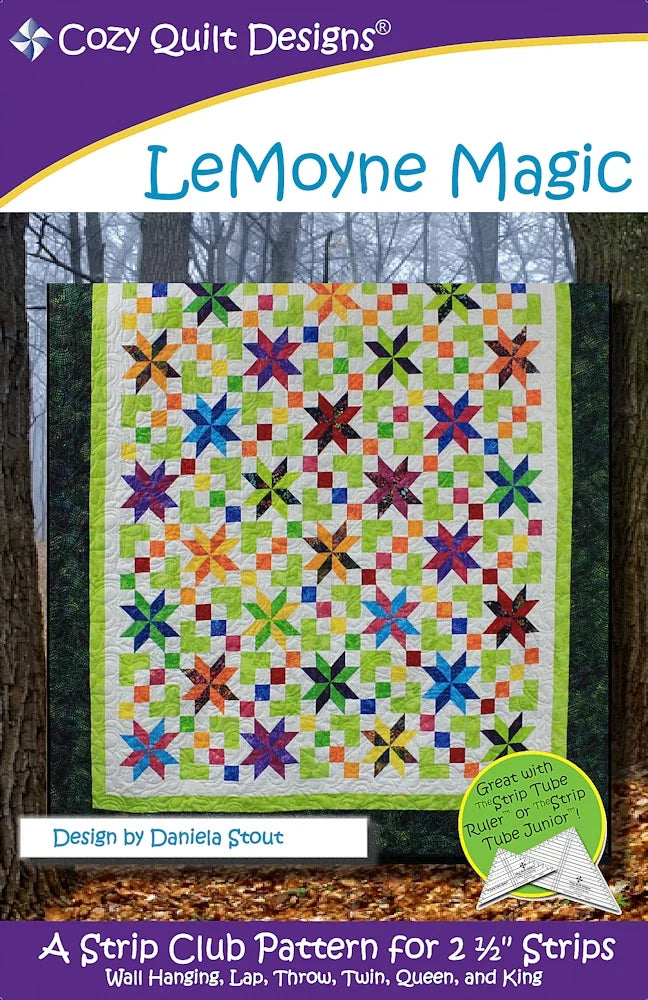 LeMoyne Magic Downloadable Pattern by Cozy Quilt Designs