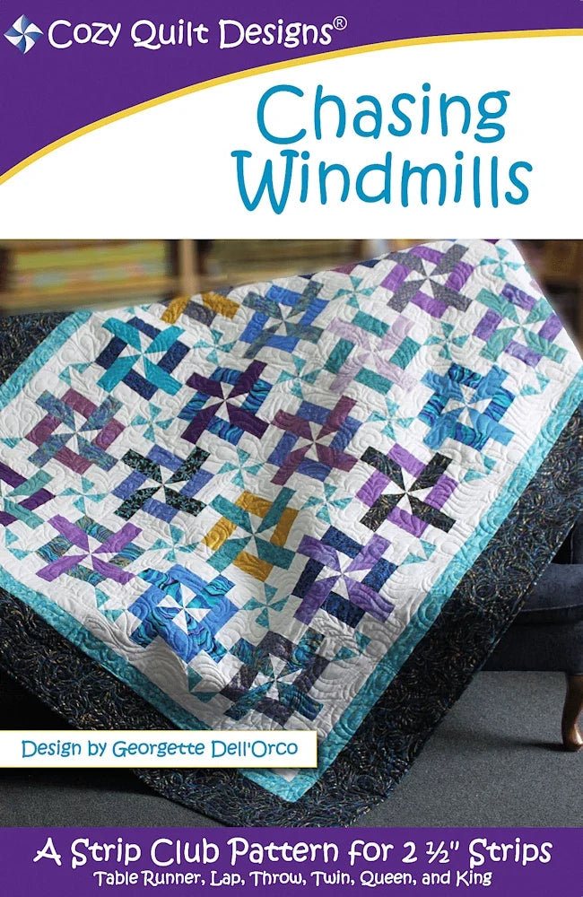 Chasing Windmills Downloadable Pattern by Cozy Quilt Designs
