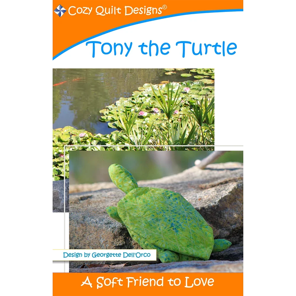 Tony the Turtle Downloadable Pattern by Cozy Quilt Designs