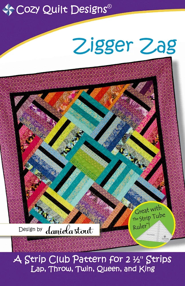 Zigger Zag Downloadable Pattern by Cozy Quilt Designs