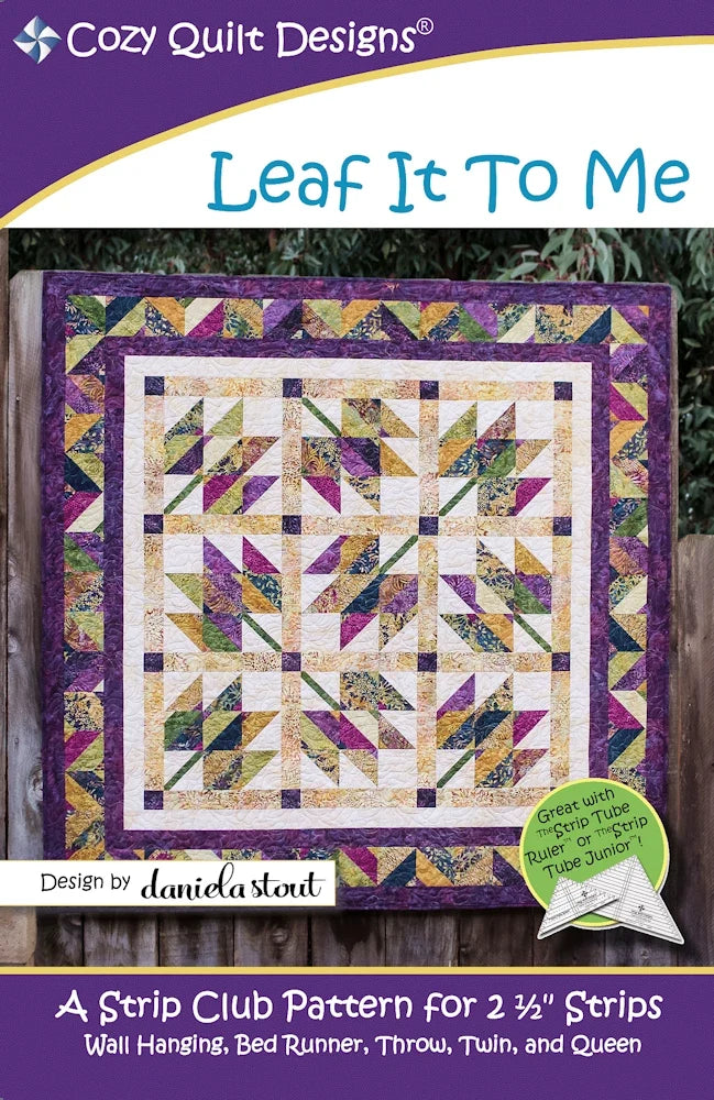 Leaf It To Me Downloadable Pattern by Cozy Quilt Designs
