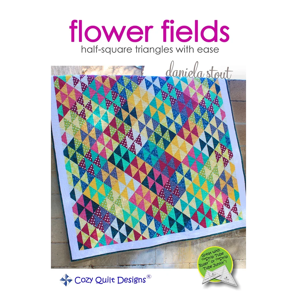 Flower Fields Downloadable Pattern by Cozy Quilt Designs