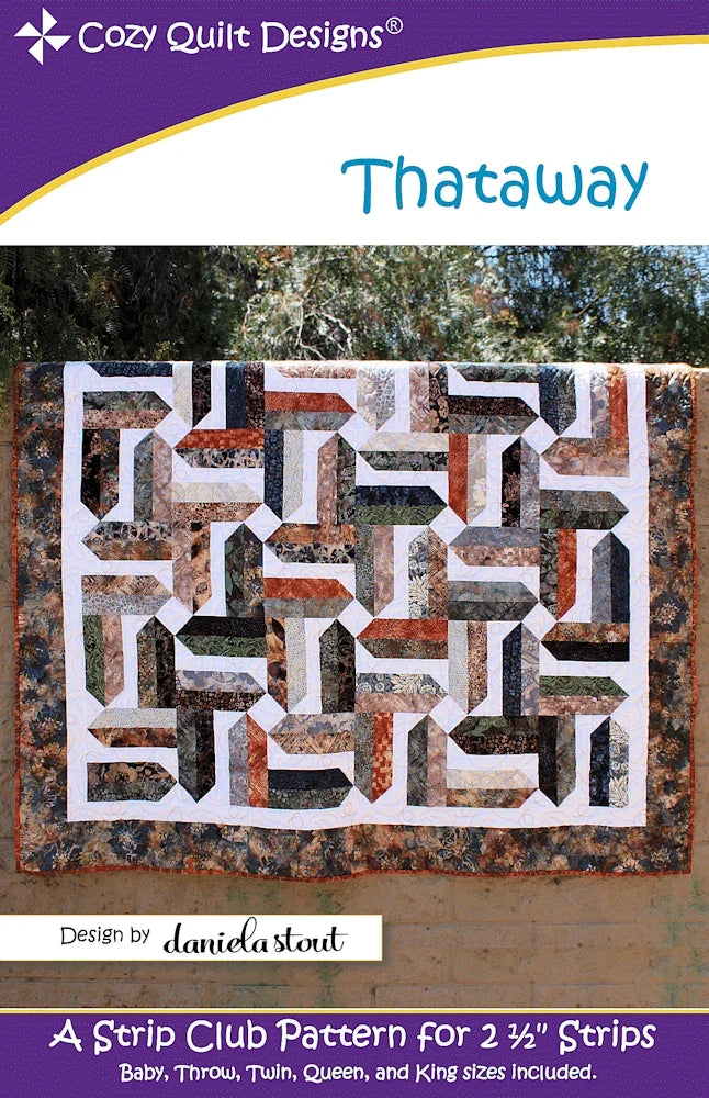 Thataway Downloadable Pattern by Cozy Quilt Designs