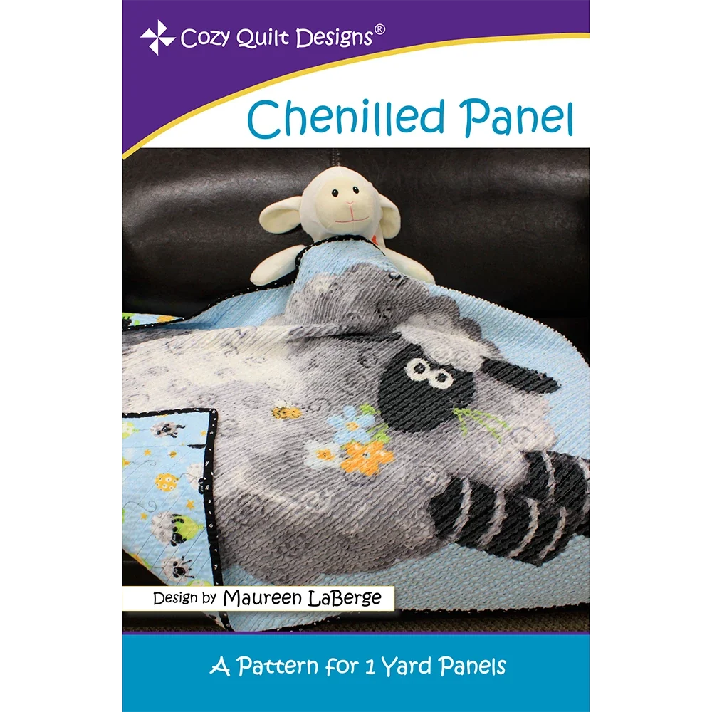Chenilled Panel Downloadable Pattern by Cozy Quilt Designs
