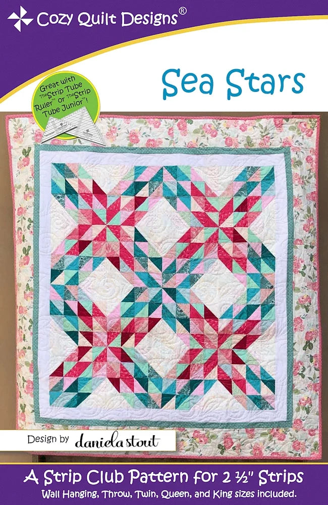 Sea Stars Downloadable Pattern by Cozy Quilt Designs