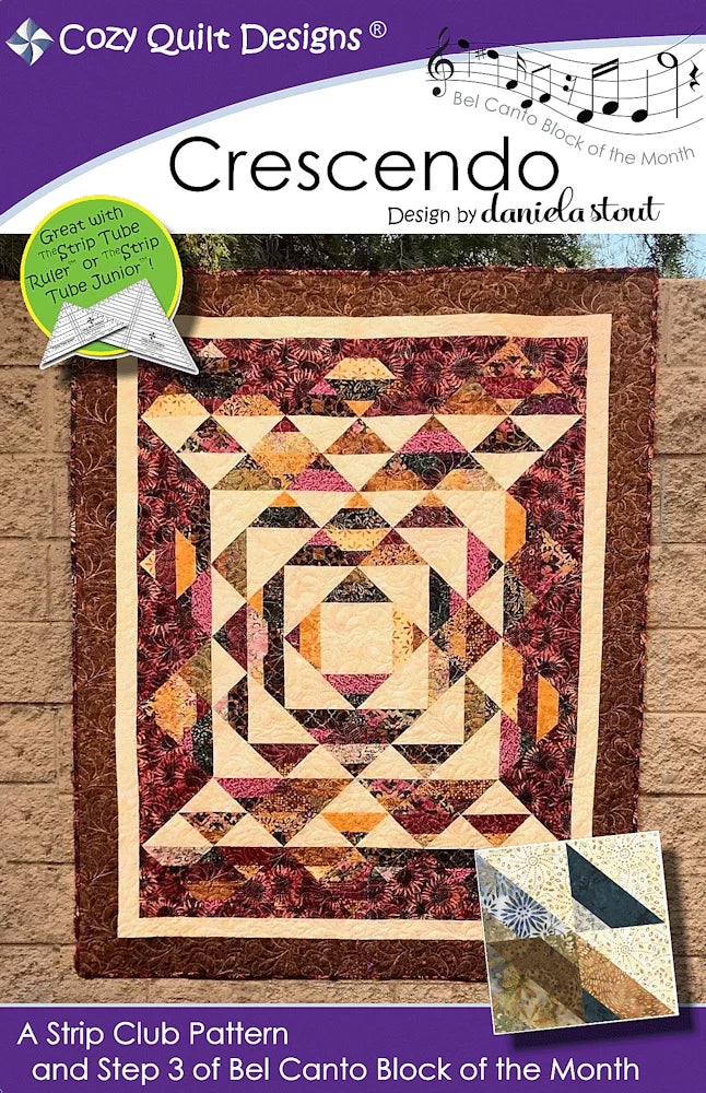 Crescendo Downloadable Pattern by Cozy Quilt Designs