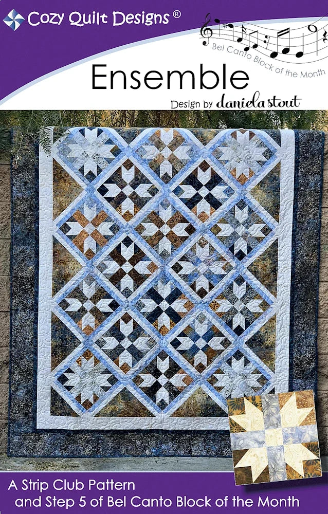 Ensemble Downloadable Pattern by Cozy Quilt Designs