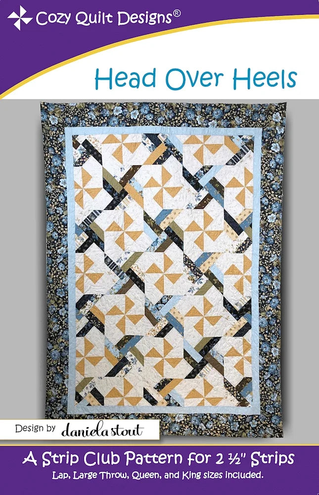 Head Over Heels Downloadable Pattern by Cozy Quilt Designs