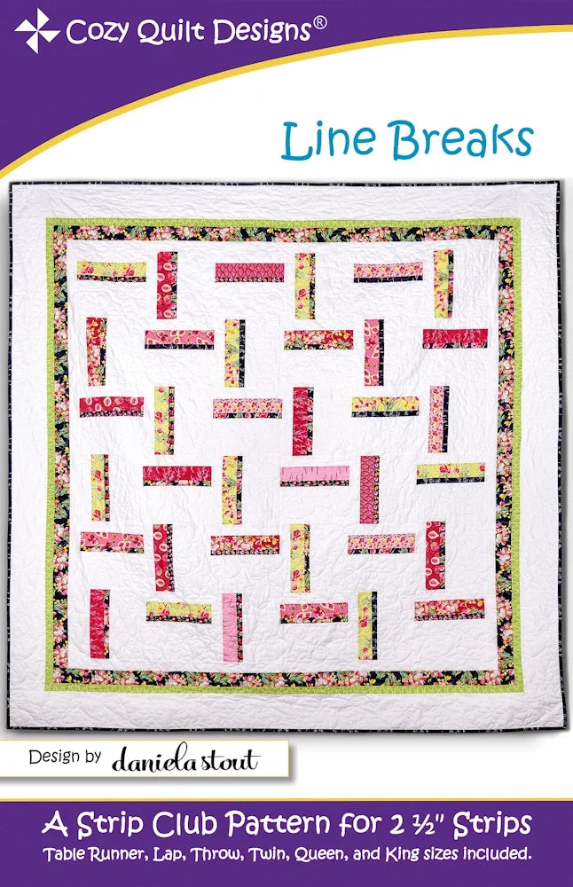 Line Breaks Downloadable Pattern by Cozy Quilt Designs