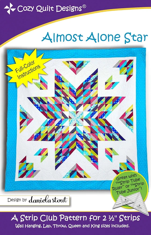 Almost Alone Star Downloadable Pattern by Cozy Quilt Designs