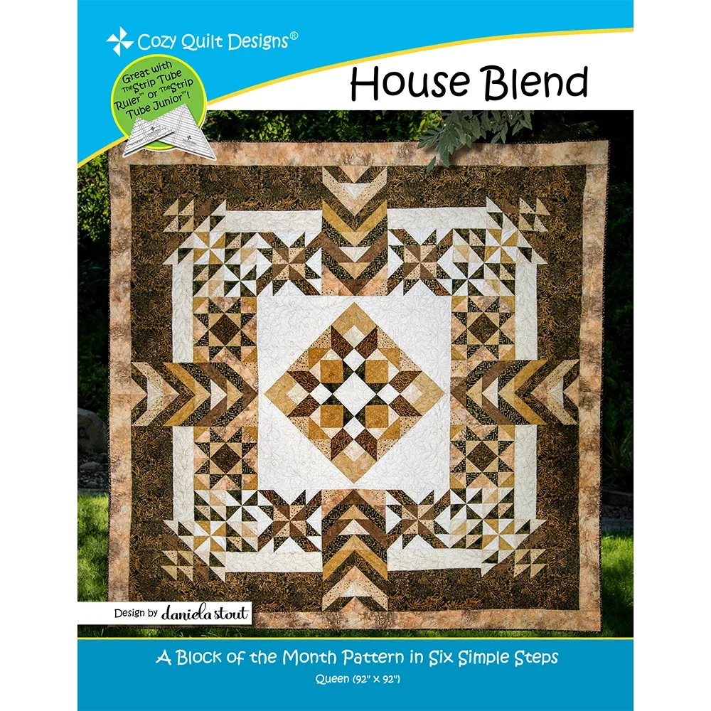 House Blend Shop Kit Downloadable Pattern by Cozy Quilt Designs