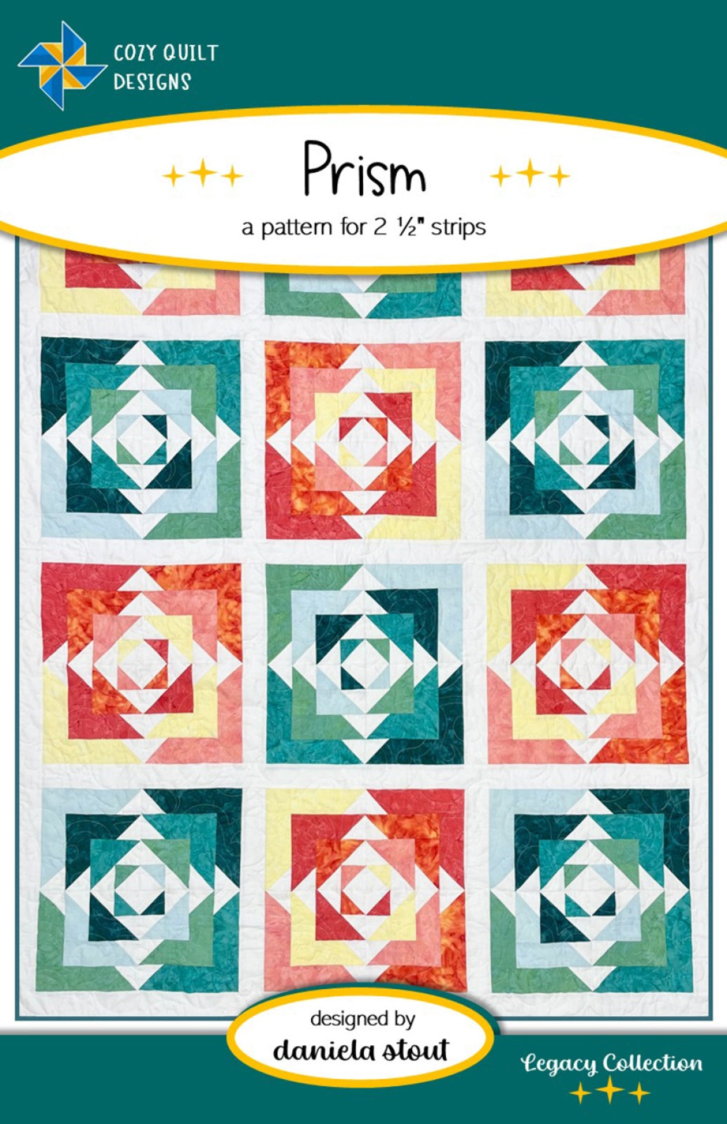 Prism Quilt Pattern by Cozy Quilt Designs