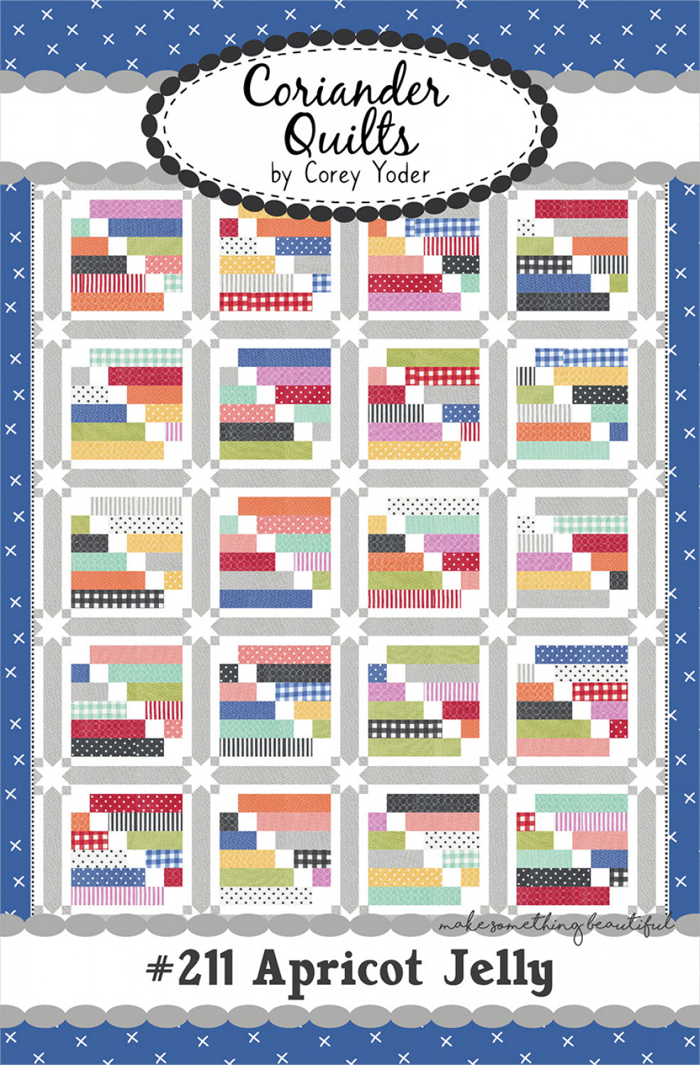 Apricot Jelly Quilt Pattern by Coriander Quilts