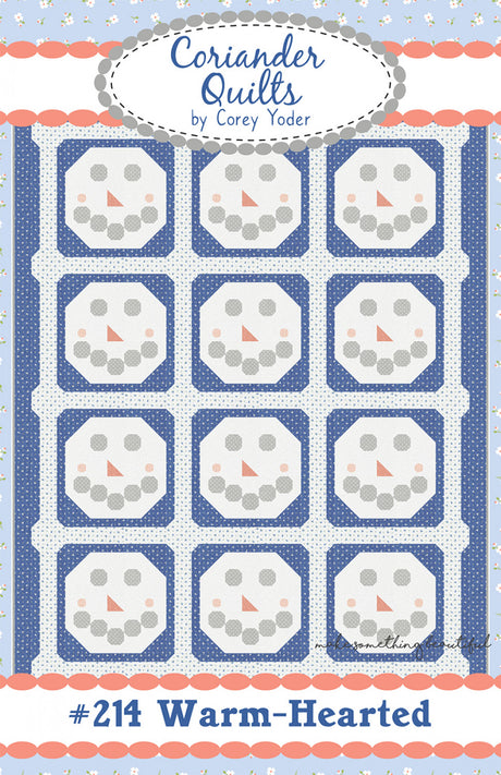 Warm Hearted Quilt Pattern by Coriander Quilts