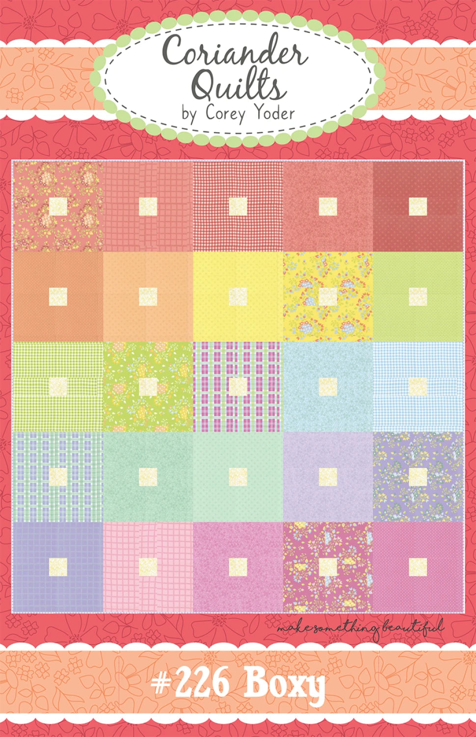 Boxy Quilt Pattern by Coriander Quilts