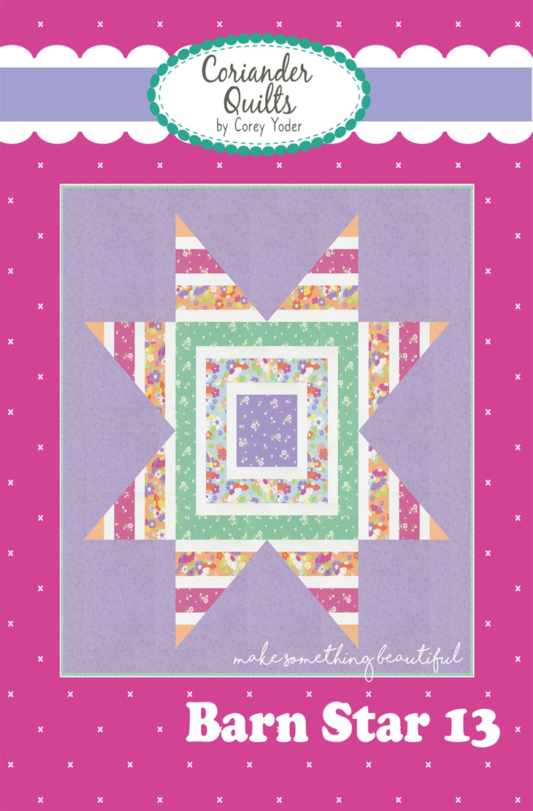 Barn Star 13 Quilt Pattern by Coriander Quilts