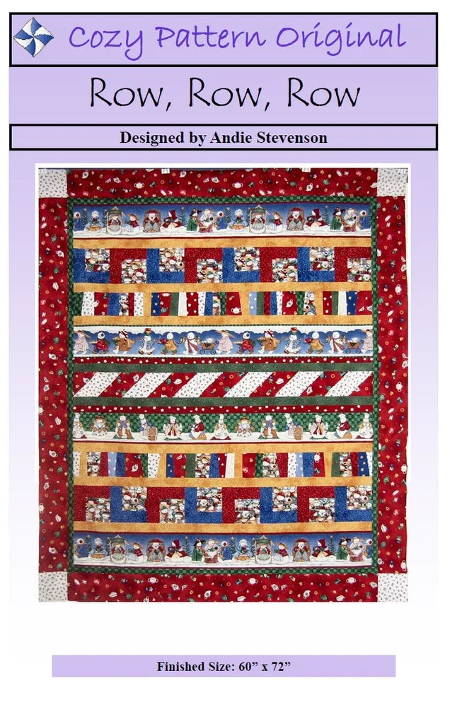 Row, Row, Row Downloadable Pattern by Cozy Quilt Designs