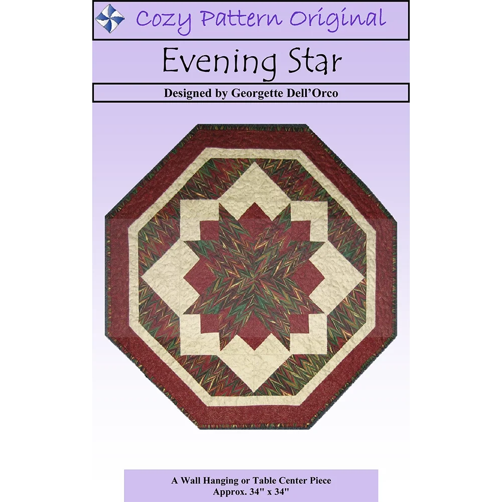 Evening Star Downloadable Pattern by Cozy Quilt Designs