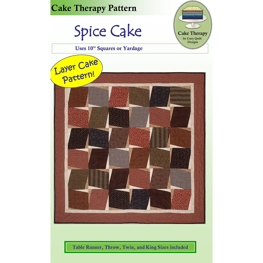 Spice Cake Downloadable Pattern by Cozy Quilt Designs