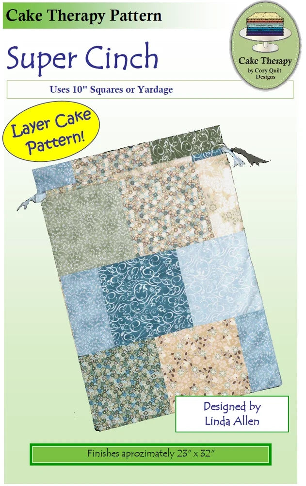 Super Cinch Downloadable Pattern by Cozy Quilt Designs