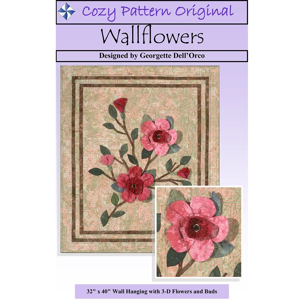 Wallflowers Downloadable Pattern by Cozy Quilt Designs