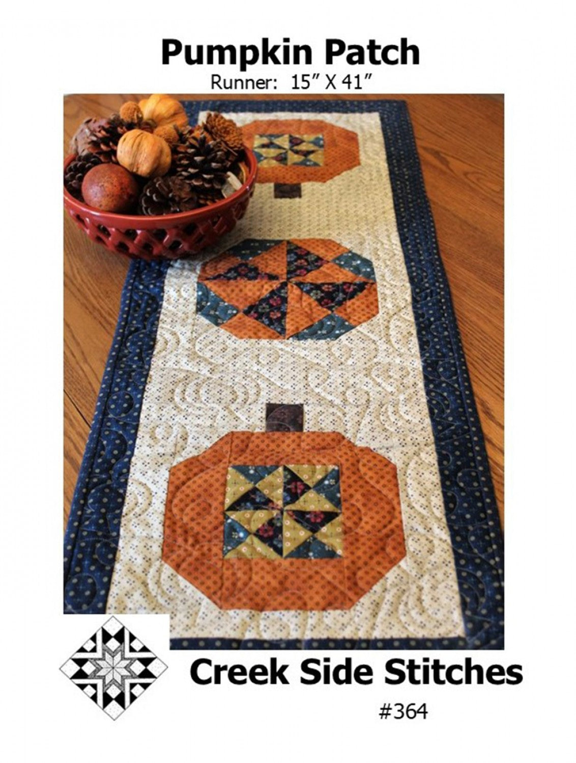 Pumpkin Patch Quilt Pattern by Creek Side Stitches