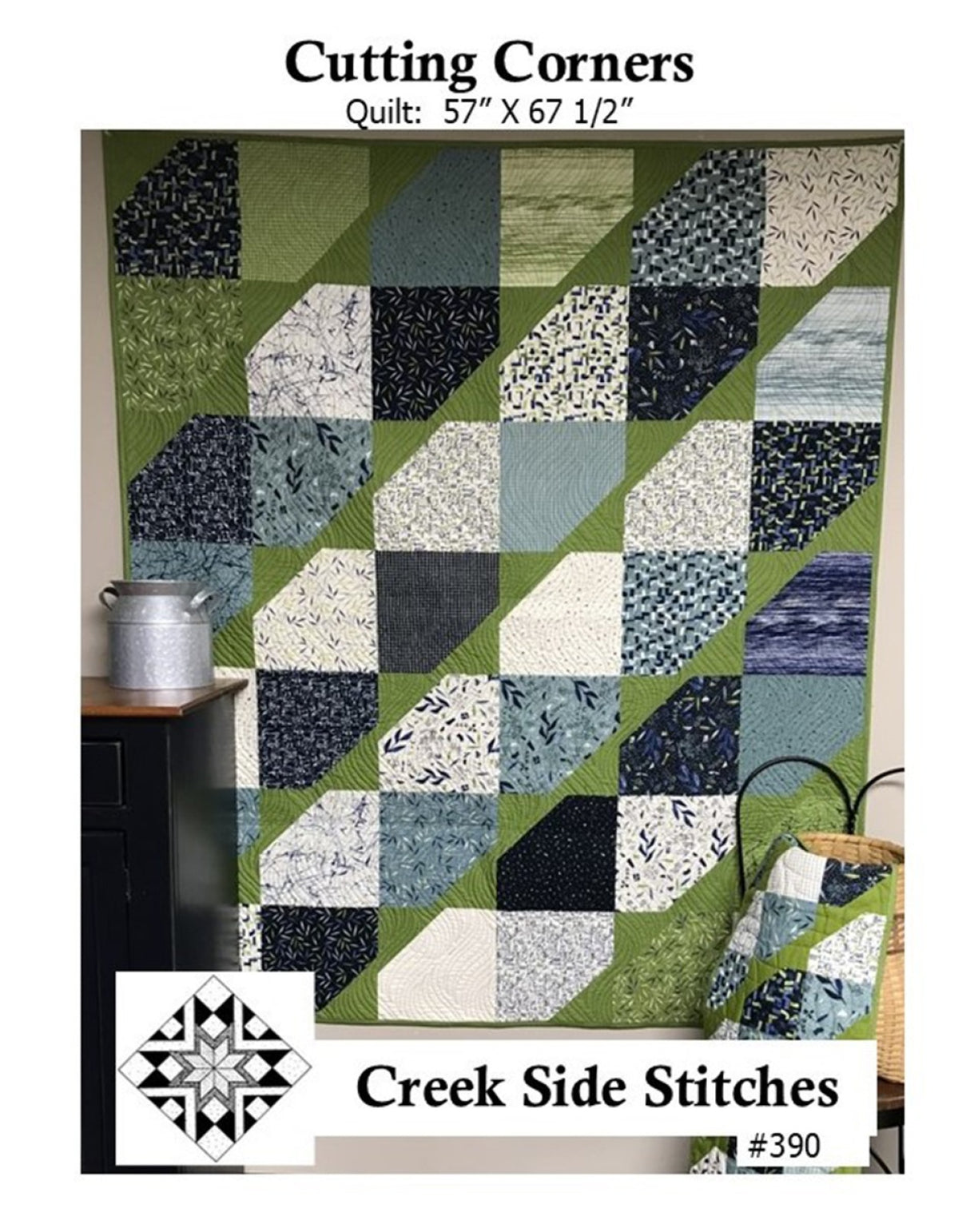 Cutting Corners Quilt Pattern by Creek Side Stitches