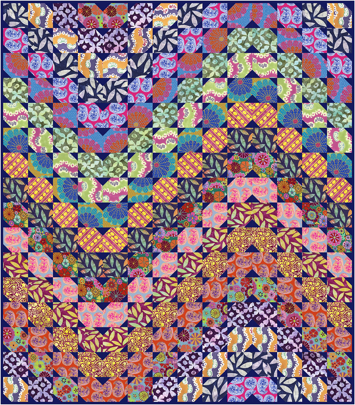 ColourWave Quilt Pattern by Colourwerx