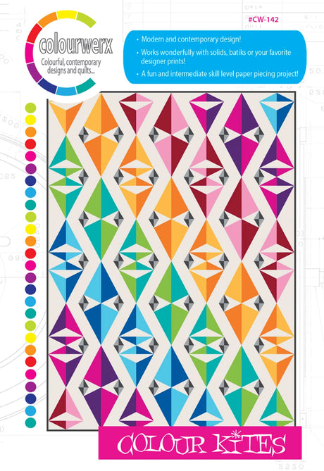 Colour Kites Quilt Pattern by Colourwerx