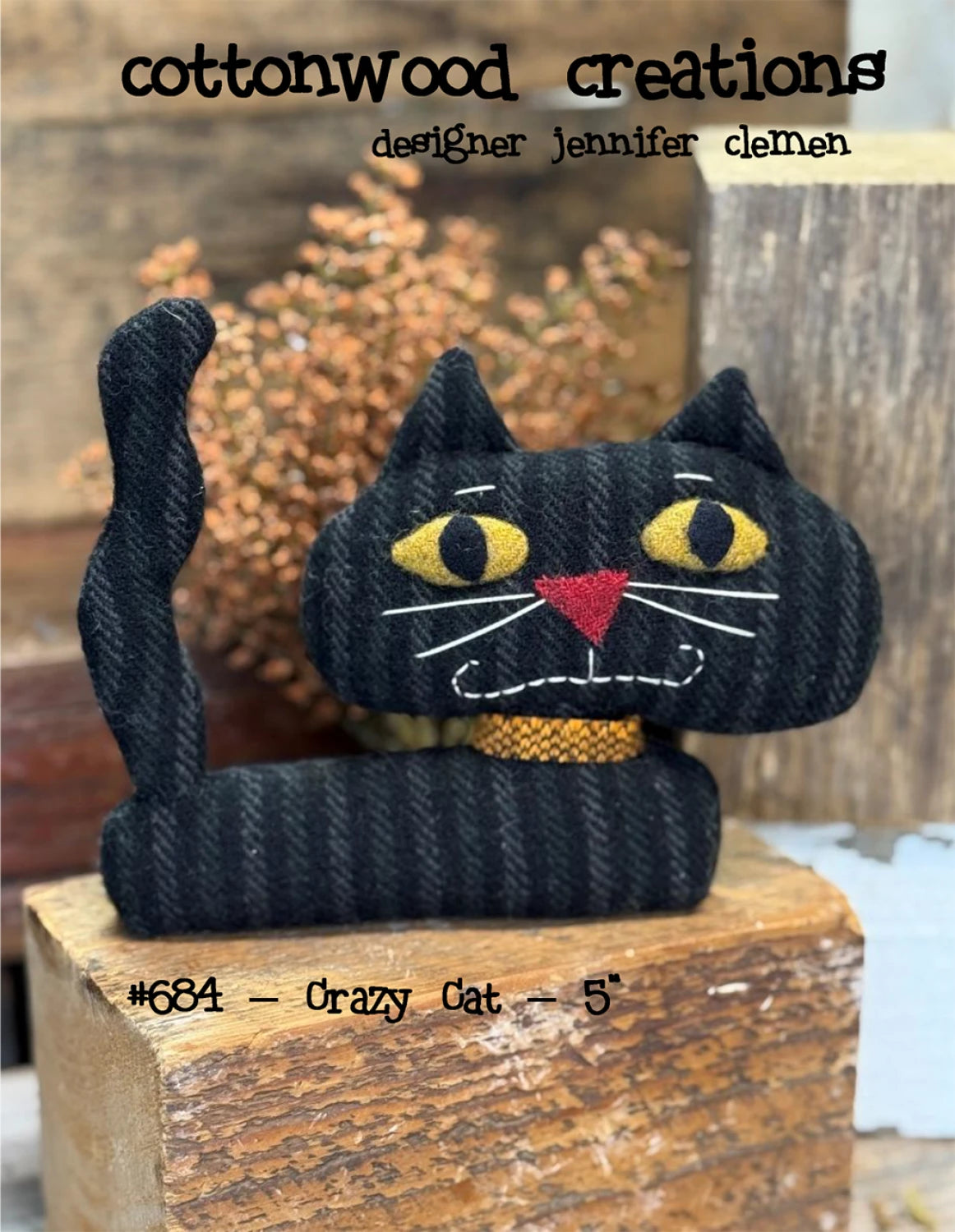 Crazy Cat by Cottonwood Creations