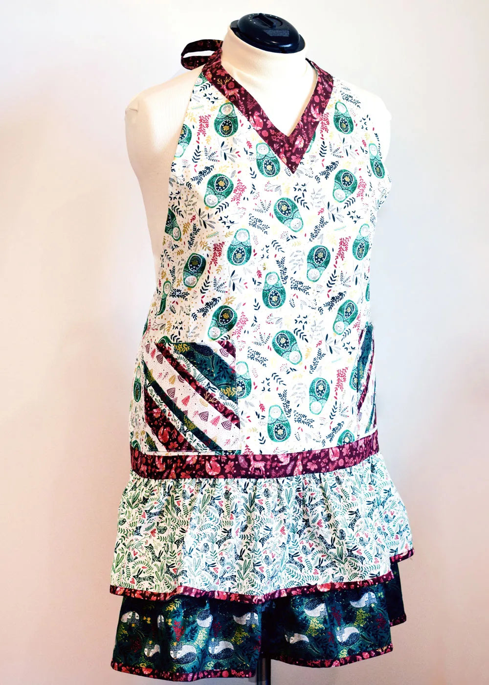 Candy Stripes Apron by Cloth Parcel