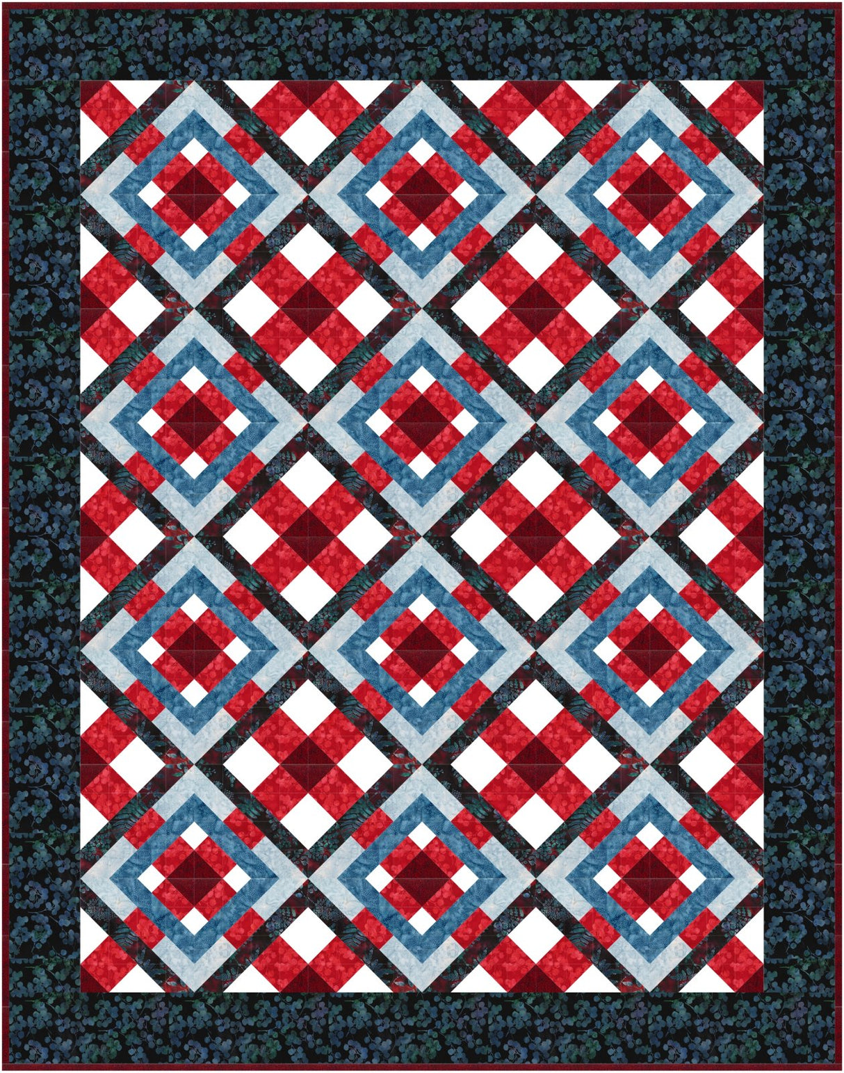 Cherry Pie Plaid Downloadable Pattern by Needle In A Hayes Stack