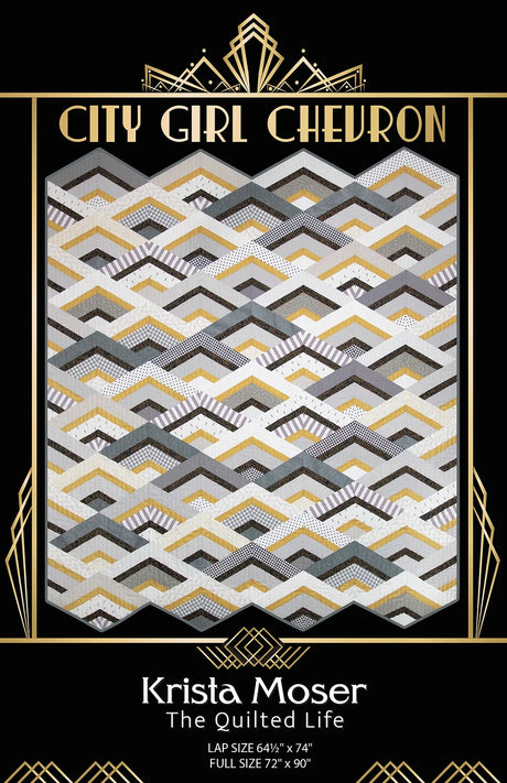 City Girl Chevron Quilt Pattern by Krista Moser, The Quilted Life