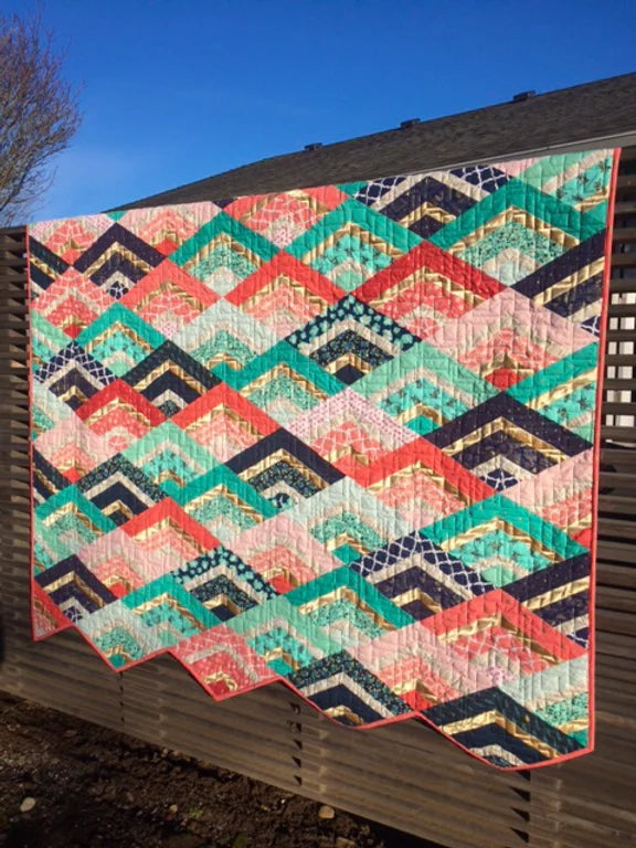 City Girl Chevron Quilt Pattern by Krista Moser, The Quilted Life