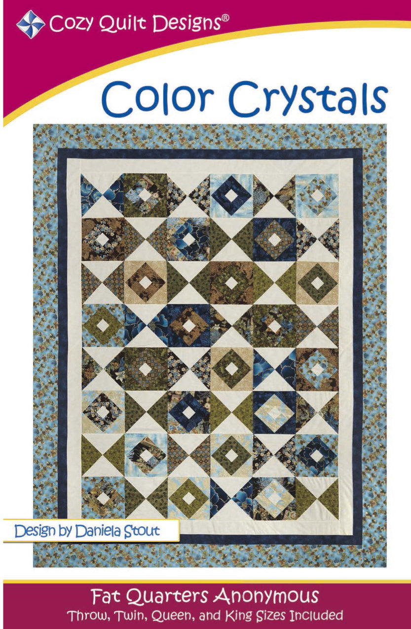 Color Crystals Downloadable Pattern by Cozy Quilt Designs