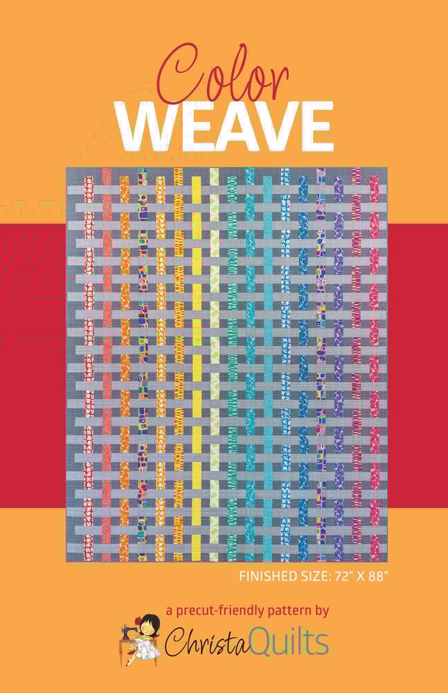 Color Weave Downloadable Pattern by Christa Quilts