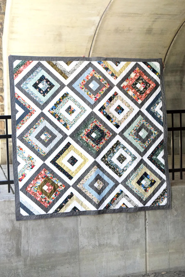 Conservatory Quilt  Downloadable Pattern by Cloth Parcel