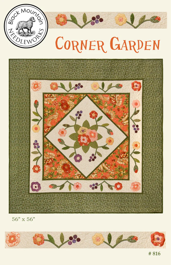 Corner Garden Quilt Pattern – Quilting Books Patterns and Notions