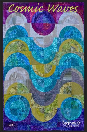 Cosmic Waves Quilt Pattern by Saginaw ST Quilts