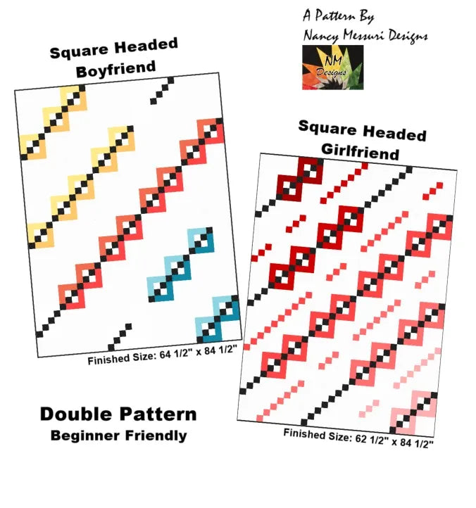 The Square Heads Downloadable Pattern by Nancy Messuri Designs