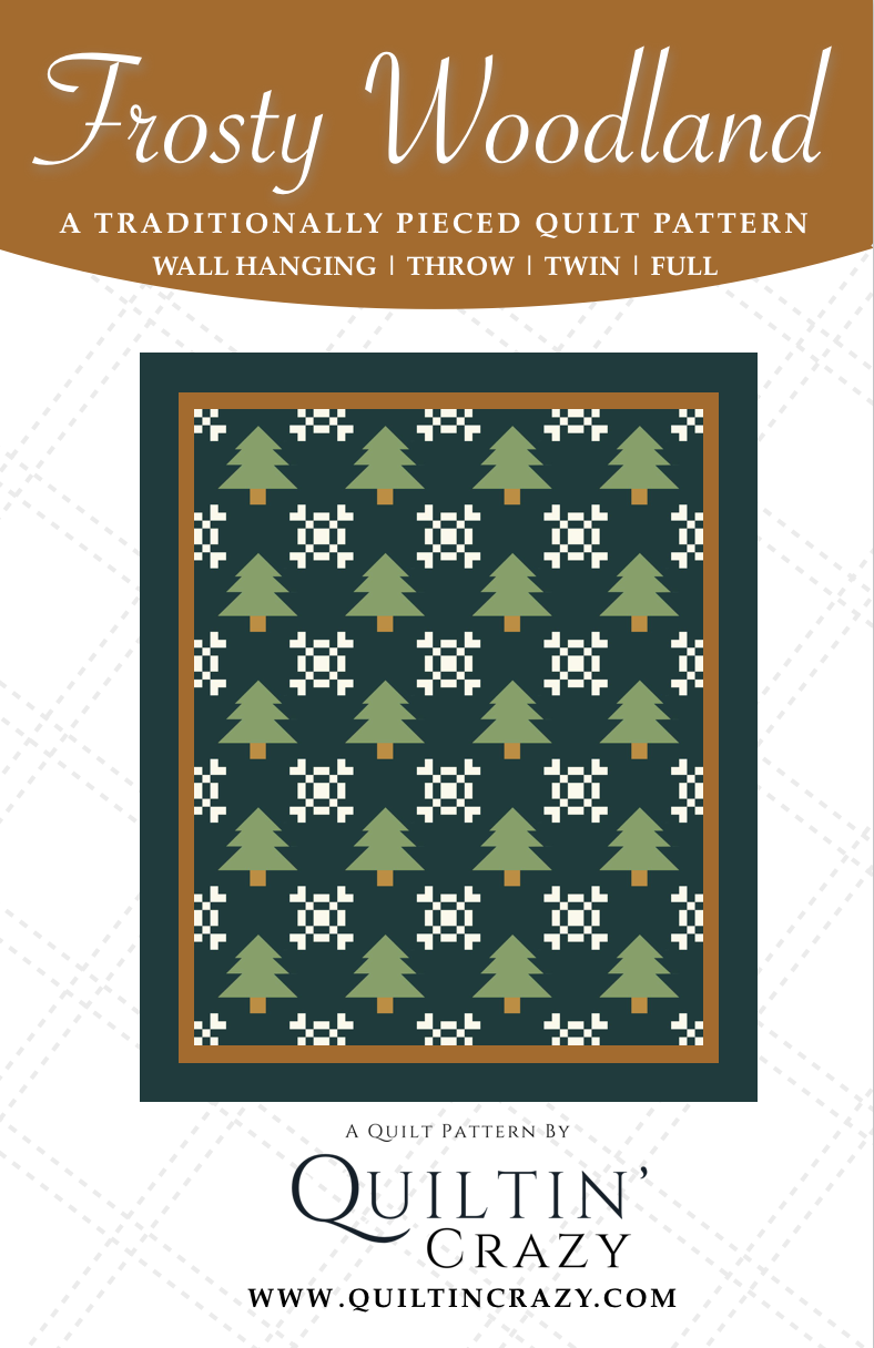 Frosty Woodland Downloadable Pattern by Quiltin' Crazy