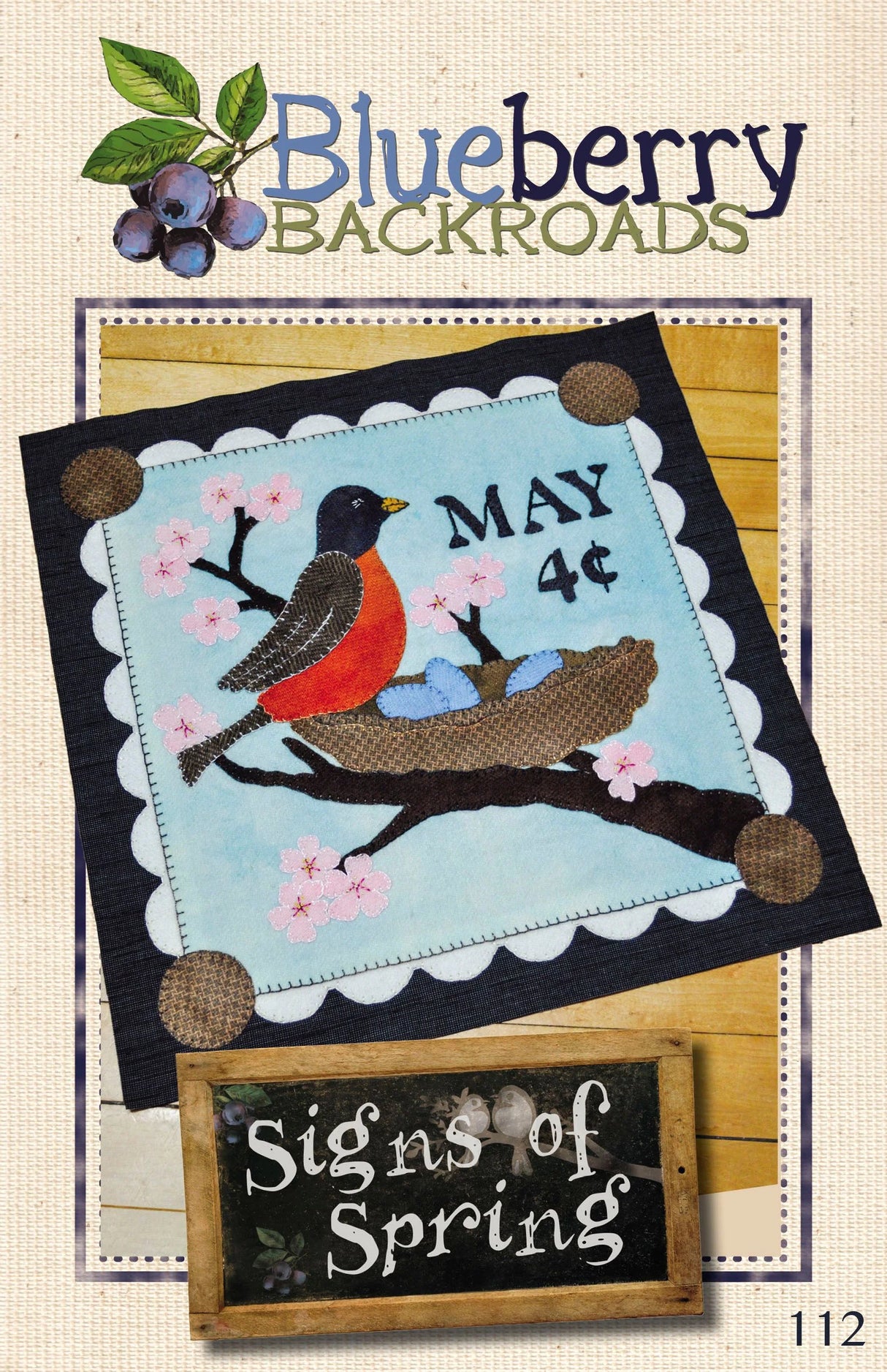 Signs of Spring Pattern by Blueberry Backroads