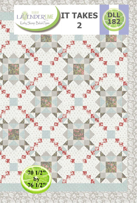 It Takes Two Downloadable Pattern by Lavender Lime Quilting