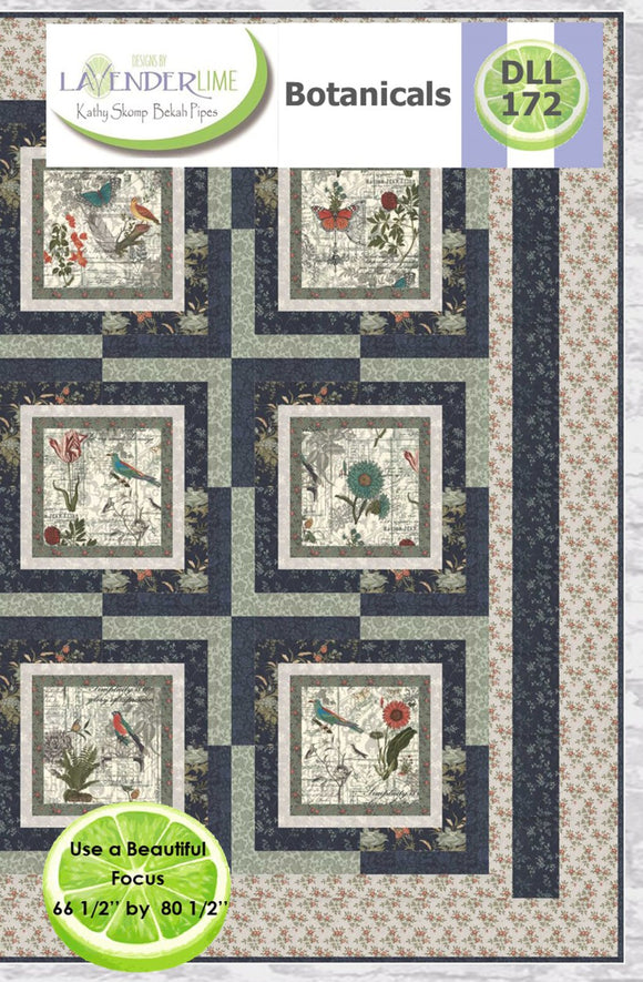 Botanicals Downloadable Pattern by Lavender Lime Quilting
