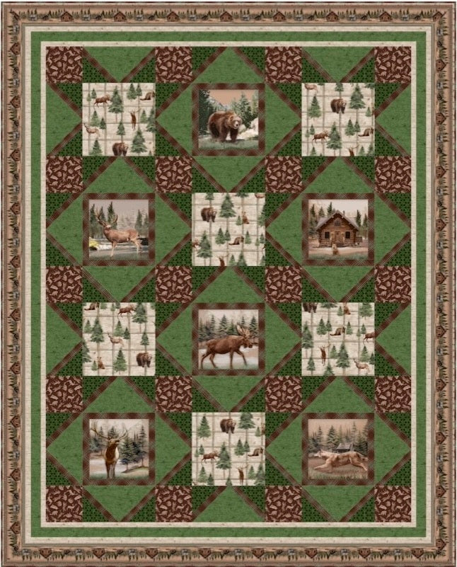 Crossing Paths Downloadable Pattern by Pine Tree Country Quilts