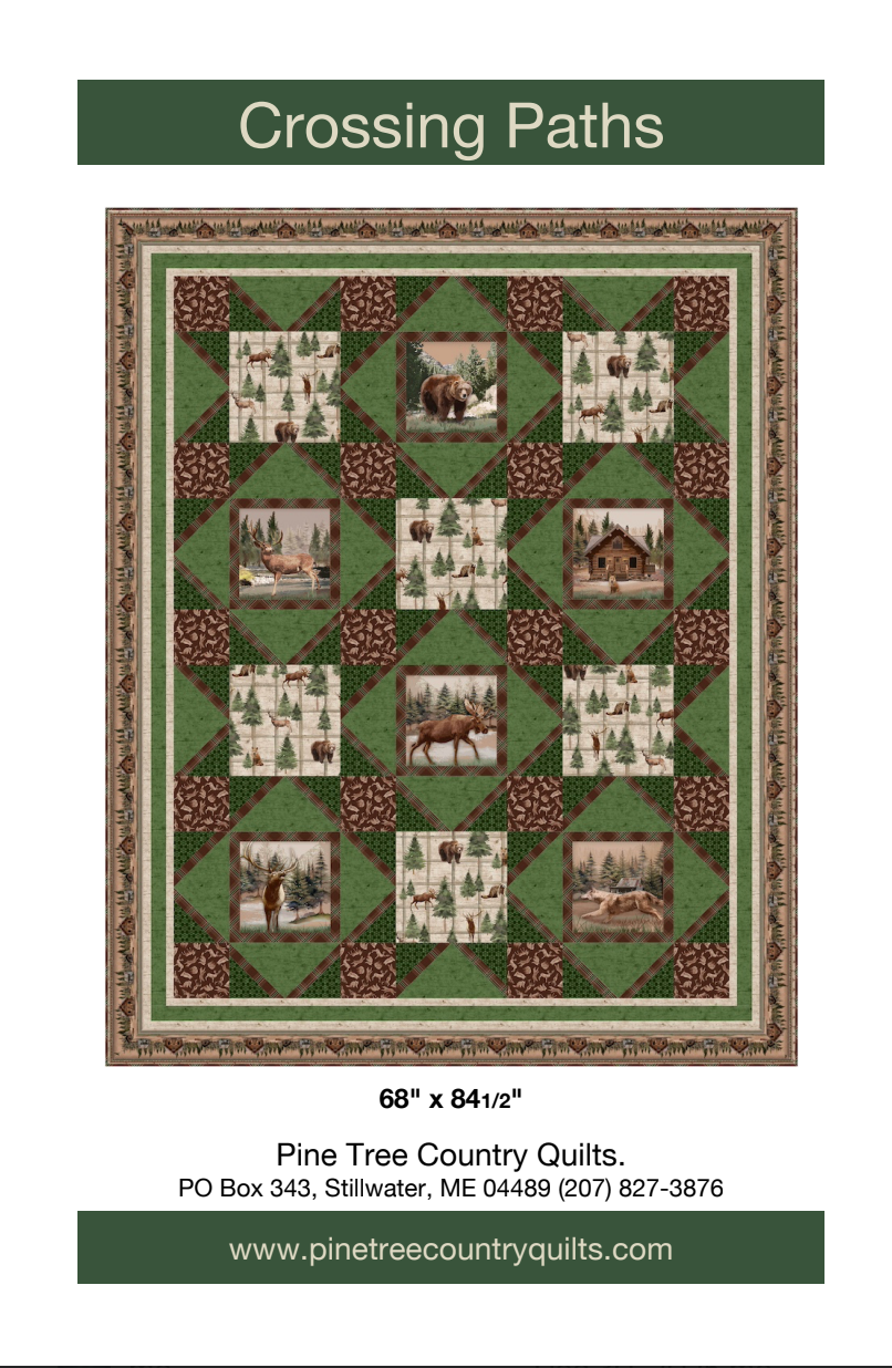 Crossing Paths Downloadable Pattern by Pine Tree Country Quilts
