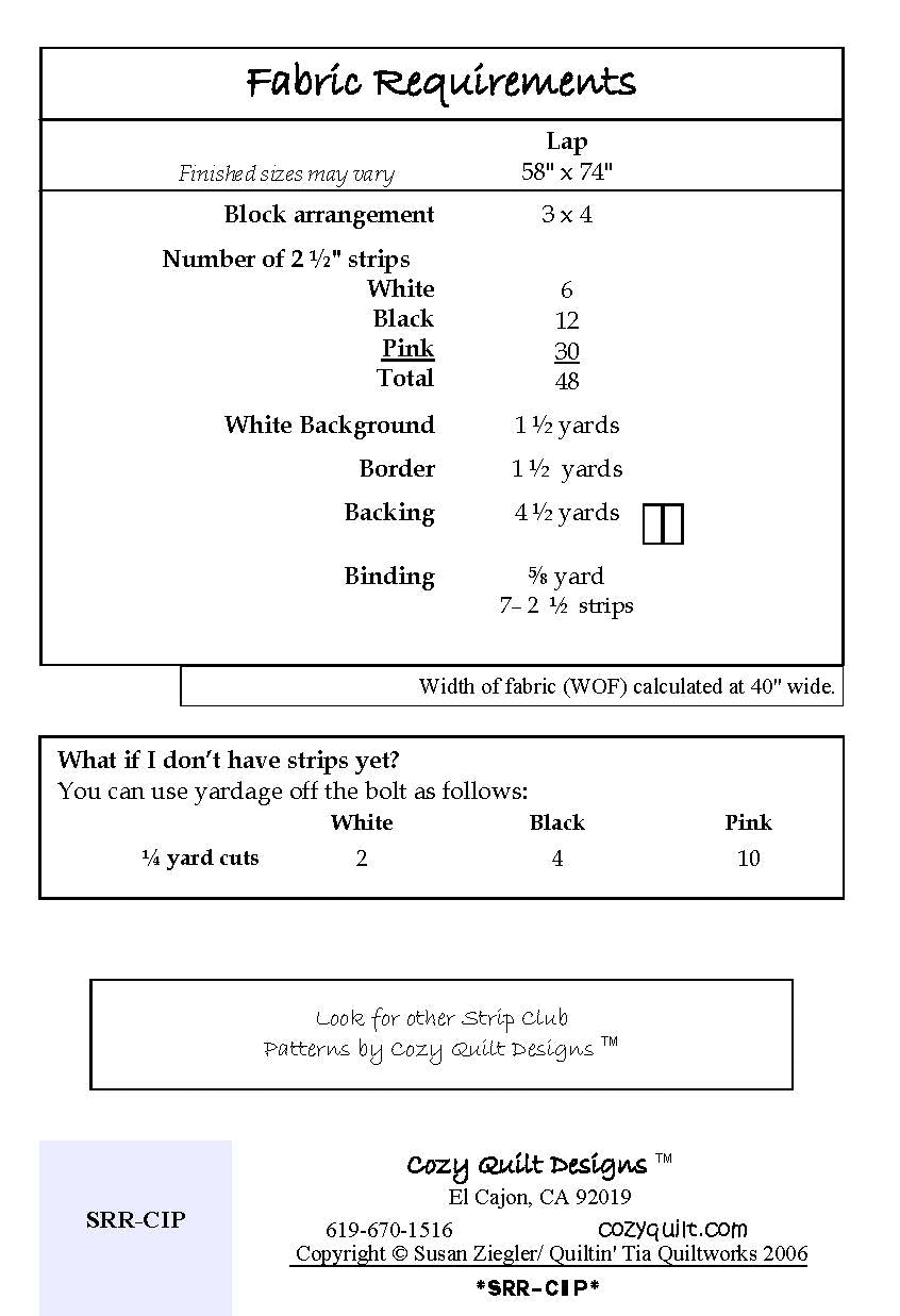 Back of the Crosswalk in Paris Downloadable Pattern by Cozy Quilt Designs