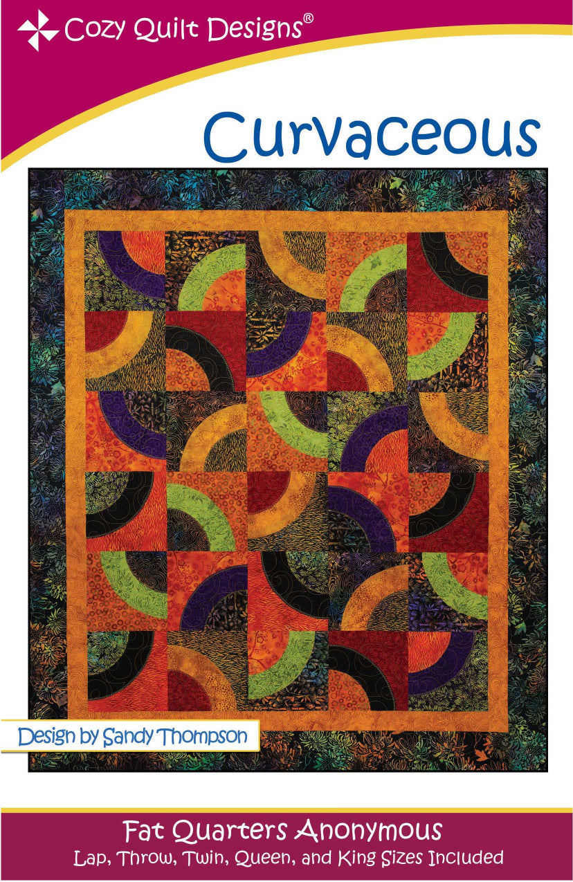 Curvaceous Downloadable Pattern by Cozy Quilt Designs