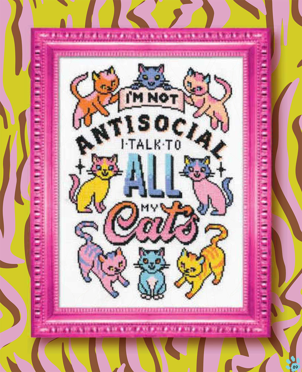 Cross Stitch with Cattitude by David and Charles