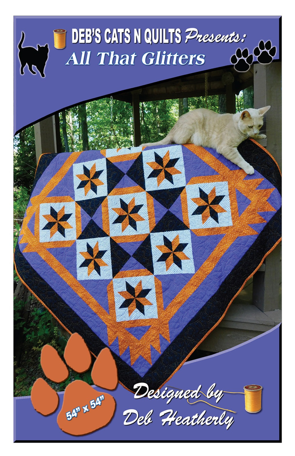 All That Glitters Quilt Pattern by Deb's Cats N Quilts